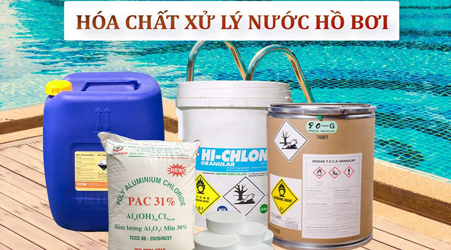 Hóa chất xử lý nước hồ bơi an toàn hiệu quả 100%